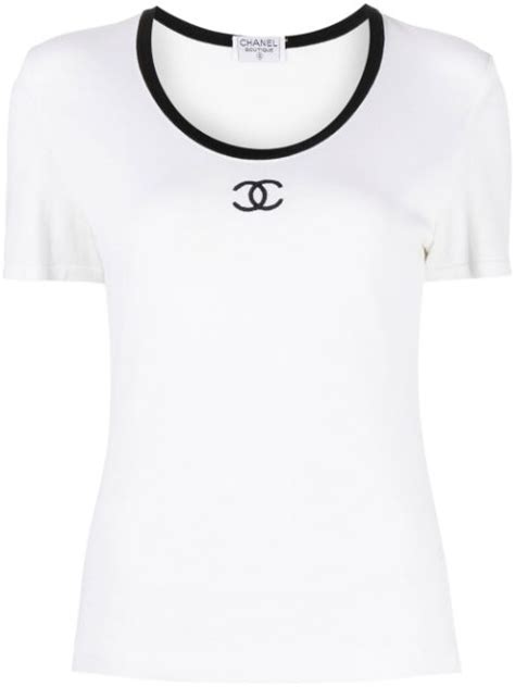 cheap chanel shirts|pre owned chanel tops.